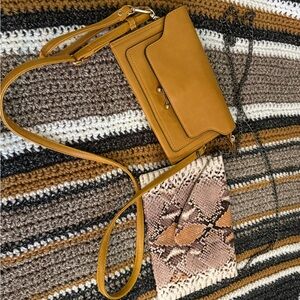 Stylish Tan Crossbody Bag